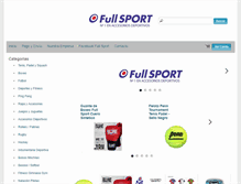 Tablet Screenshot of fullsport.com.ar
